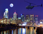 Private Helicopter Tour Philadelphia, Sunset Flight - 30 Minutes