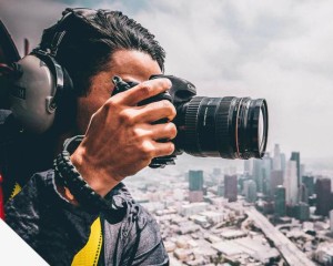 Helicopter Tour Los Angeles, Downtown Aerial Photography Adventure - 35 Minutes (Doors Off Photo Shoot!)