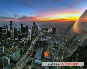 Private Helicopter Tour Long Beach, Night Flight - 25 Minutes (3 Passenger Special)