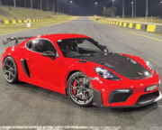 Porsche 718 Cayman Lap Drive, Tulsa